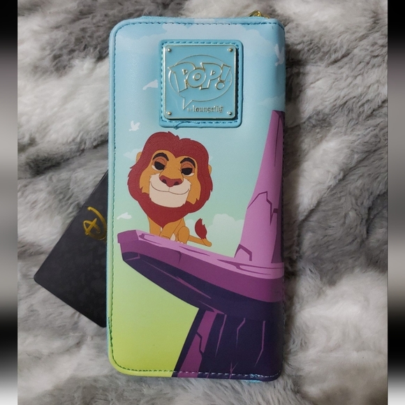 Loungefly Funko Lion King Zip Around Wallet - Picture 4 of 9